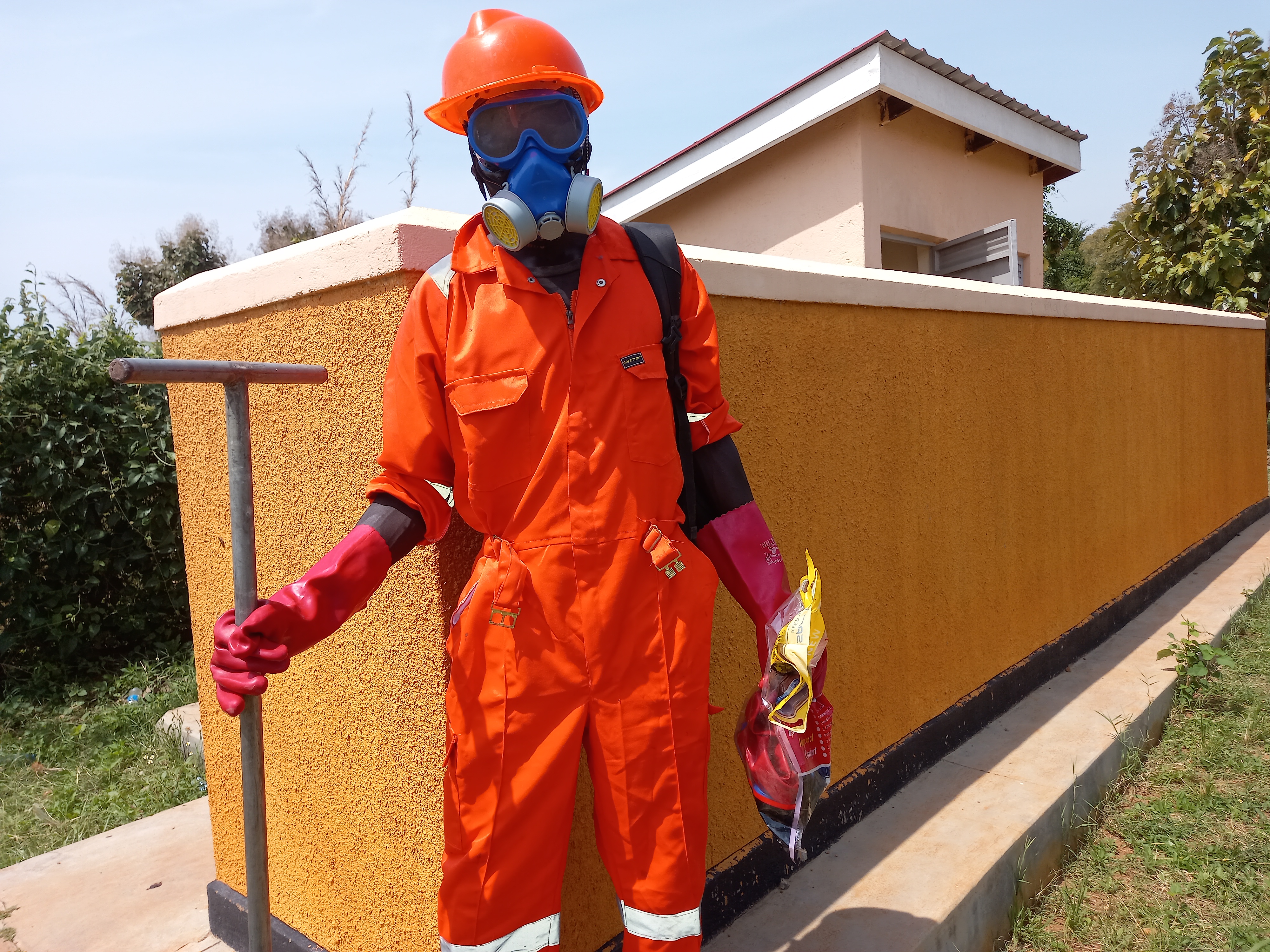 Feacal sludge management in refugee settlements using pupu pump. 
